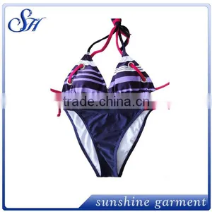 Hot Selling Latest Design High Quality Wholesale Sexy School Girl Bikini thumbnail-1