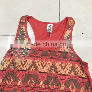 Yiwu Surplus Inventories Lace Tank Top for Women thumbnail-3