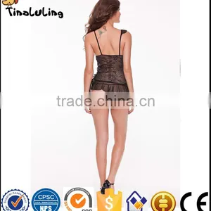 Sexy Lingerie Hot Erotic Lingerie Sexy Dressing Gown Costumes Sleepwear Sexy Babydoll Pajamas for Women Manufactuer thumbnail-2
