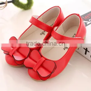 Zm50301b Bowknot Single Shoes Childern Spring and Summer New Modle Girl pu Leather Shoe thumbnail-2