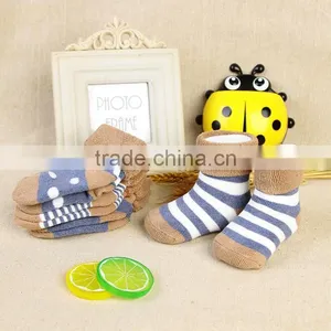 Zm53066a Striped Folded Cuff Children School Cotton Socks thumbnail-6
