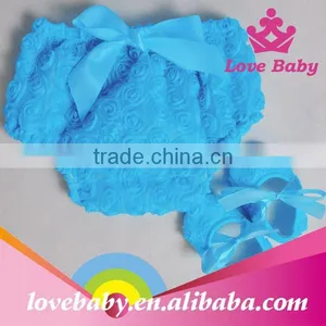 Wholesale Fashion Rosette Style Bloomer Set/ Baby Diapers thumbnail-4