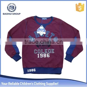 Boy Sweater Pullover Kids Hoodies Sweatshirt Winter Kid Top thumbnail-1