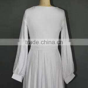 Long Sleeve White Wedding Dress/ Wedding Dress 2017 thumbnail-5