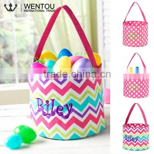Monogrammed Easter Basket Bucket Wholesale thumbnail-3