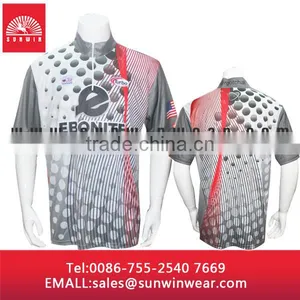 Custom Factory Price Mens 100% Polyester Tripe Polo Shirt thumbnail-1