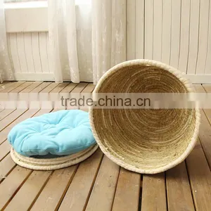 R1906H Straw Products For Pet Lgloo Wicker Cat Bed Pet Carrier Basket House thumbnail-2