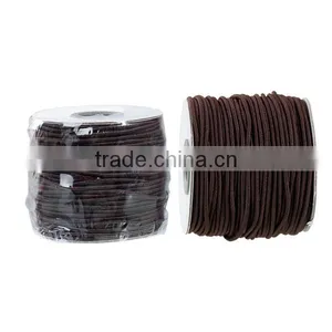 Polyamide Nylon Jewelry Thread Cord For Buddha/Mala/Prayer Beads Dark Coffee Elastic 2mm thumbnail-3
