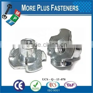 Made in Taiwan M4 Captive Zinc Plated M8 Metric Threaded Tee Nut thumbnail-6