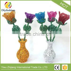 2mm 5m Round Aluminum Wire Jewelry Craft Versatile Painted Jewelry Findings Beads For Jewelry Making DIY thumbnail-6