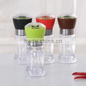 Factory Supplier Mini Glass Salt and Pepper Grinder Set thumbnail-3