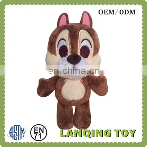 Custom Cute Plush Toys Brown Squirrel Keychain thumbnail-1