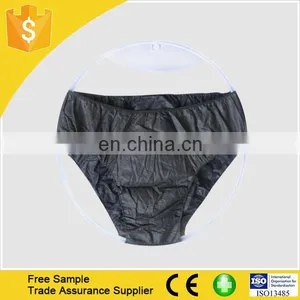 Black Color Non Woven Comfortable Disposable Underwear thumbnail-1