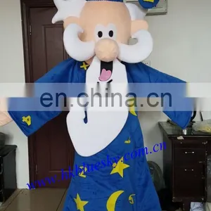 Character Cartoon Magician Mascot Costume thumbnail-1