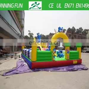 Large Inflatable Fun City Amusement Park thumbnail-1