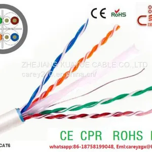 FTP Cat6 Lan Cable & Network Cable 23awg Copper Conductor 250mhz thumbnail-1