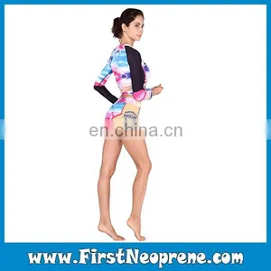 Outdoor Sports Exercise Sun Protection Gym Women Rash Guard thumbnail-1