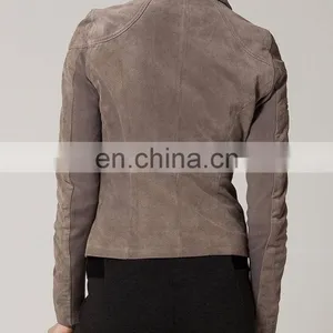 Leather Garment Manufacturer Fashion Ladies Wholesale Custom Leather Garment thumbnail-1
