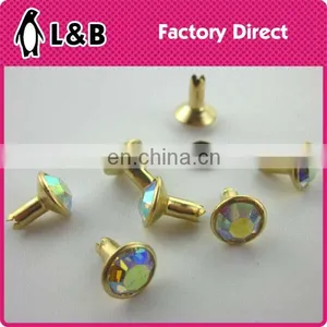 Fashion Custom Garment Decrative Jeans Rivet With Rhinestone thumbnail-3