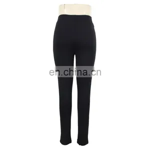 Knitted Old Women Zipper Pocket Formal Trouser Pant ODM Factory thumbnail-2