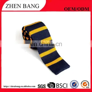 2017 OEM Wool 5 cm Square Men Knitted Neck Tie thumbnail-3