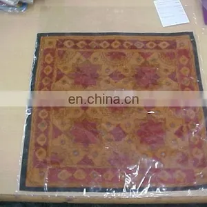Silk Cushion Cover,Sari Patchwork Cushion Cover thumbnail-5