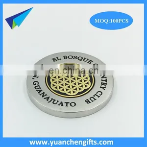 Bulk Golf Club Custom Big Magnetic Hard Enamel Ball Markers thumbnail-5