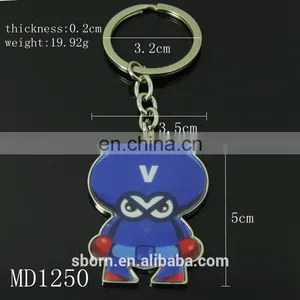 Customize Dome Epoxy Key Chain Cartoon Key Chain thumbnail-6