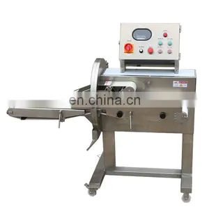 Multi-function Meat and Vegetable Cutter With Conveyor Belt Cooked Meat Beef Cutting Machine thumbnail-3