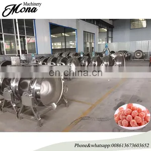 Widespread Use of Condiments Factory SS304 Industrial Electric Cooker for Chili Sauce / Sugar Melting Pot / Juice Cooker Tank thumbnail-1