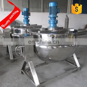 Mixer Type Large Commercial Jacketed Industrial Electric Cooking Kettle Pot thumbnail-5