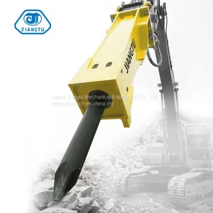 Box Silenced 140mm Chisel Stone Hammer Rock Hydraulic Breaker for 18-26 Ton Excavators thumbnail-4