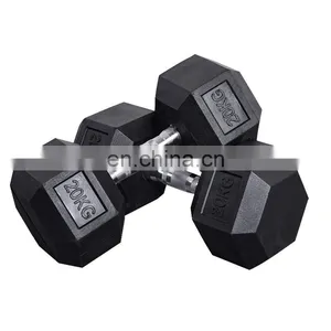 Complete Set Of Environmental Fitness Equipment Gym Weights Dumbbells Sport Hexagonal Dumbbell thumbnail-3