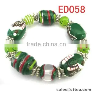 Kids Colored Enamel Bracelet With Charm thumbnail-4