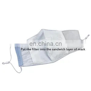 Child High Quality Replaceable 5 Layer Pm2.5 Anti Virus Bacteria Filter Anti Dust Activated Carbon Filters For Face Mask thumbnail-3