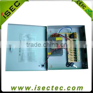 9CH 18CH CCTV Camera Electrical Distribution Box, Centralized Power Supply for Cctv thumbnail-1