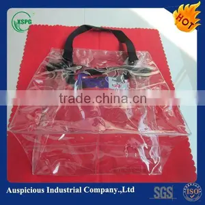 Cheap Plastic Tote Bag Pvc Shopping Bags Printed thumbnail-1