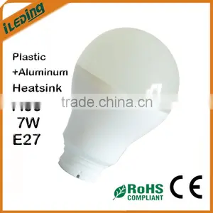 E27 7W A55 LED Plastic Aluminum Heatsink thumbnail-1