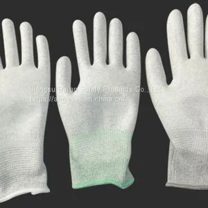 White Shell White PU Coated Gloves BA SAFETY thumbnail-2