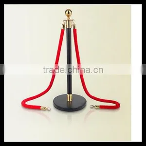 Black-Golden Barriers Stand-Queue Barriers-Outdoor Barrier-vip Crowdcontrol Stanchions thumbnail-2