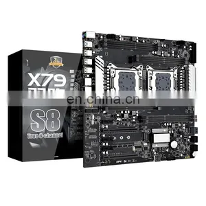 X79 Dual s8 Desktop Dual Xeon Motherboard Integrated SATA3 Ports High Speed 6Gbps thumbnail-2