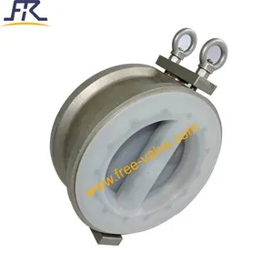 PTFE Lined Butterfly Wafer Type Check Valve thumbnail-1