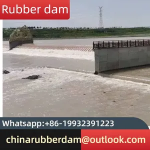 Customized Production of Book Style Inflatable Flood Control Dam, Retaining Dam, Steel Wire Boneless Rubber Dam thumbnail-4