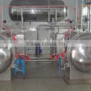 2+1 Stainless Steel Full-automatic Hot Water Circulating Immersion Food Sterilizer Machine thumbnail-4