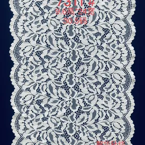 Lace Trim Vintage Embroidery Floral Lace Fabric for Sewing Gift Wrap Wedding Decor DIY Crafts Home Decor thumbnail-2