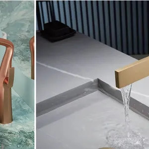 Easy to Install Ergonomic Design Artistic Streamlined Design Basin Mixer Series thumbnail-2