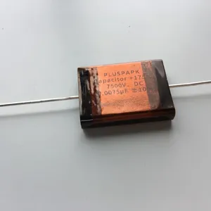 3500V 10nF 0.001uF High Temperature High Voltage Mica Paper Capacitors +175℃ 3.5kV 0.001MKF 10%, High Voltage HV 3500V 10nF Mica Paper Kondensator thumbnail-3