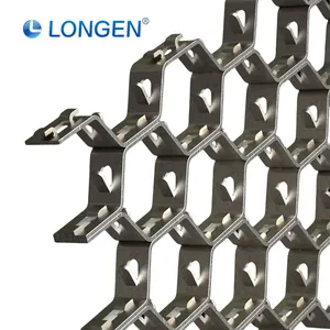 Refractory Lining Supplier Stainless Steel Hexmesh/Hexsteel Metal/Hex Grid,H19 H25 thumbnail-1