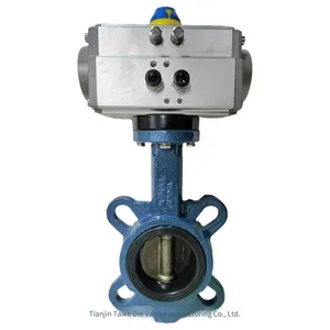 Tyco Butterfly Valve, Advantageously Supplied Pneumatic Multi-standard Universal Heavy Body Tld671x3-16q 5k/10k/150lb thumbnail-2