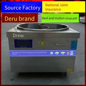 Deru 304 Composite Bottom Soup Pot, Huainan Beef Soup Pot, Electromagnetic Mutton Soup Pot, With a Capacity of 1 Ton thumbnail-2